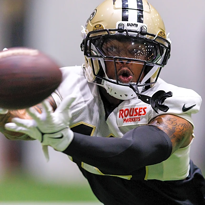 Saints rookie WR Barion Brown shining early in training camp