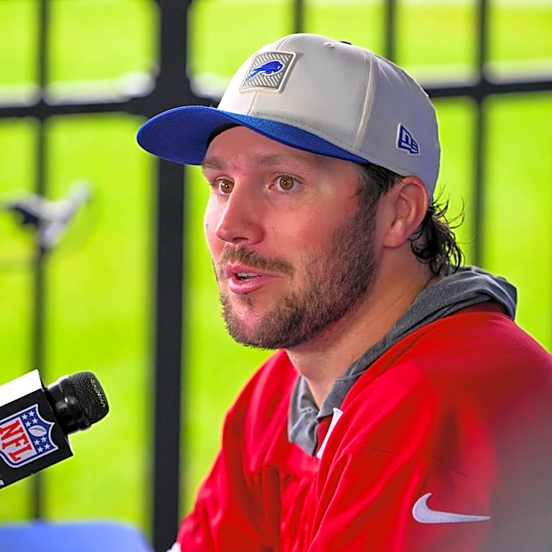Josh Allen mostly sharp in rain-soaked fourth Buffalo Bills training camp practice