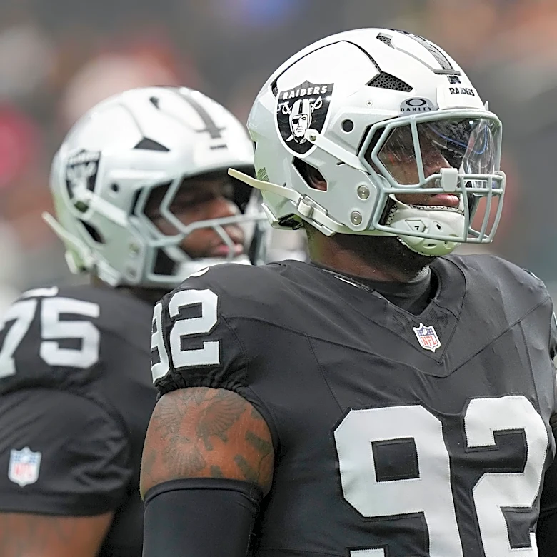 The Year 2 bar for Raiders defensive tackle JJ Pegues