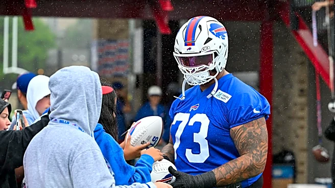 Dion Dawkins explains why he’s fake panicking on some training camp reps