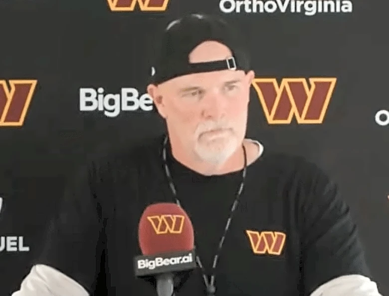 Commanders Camp Talk: Dan Quinn, Javon Kinlaw and Bill Croskey-Merritt