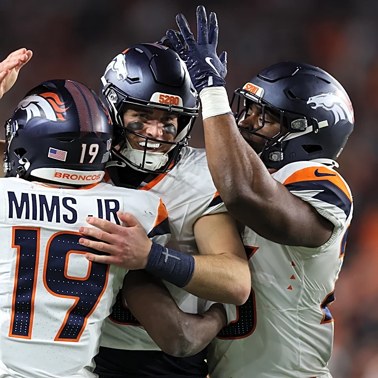 Which Broncos wide receiver will earn the third spot in the rotation?