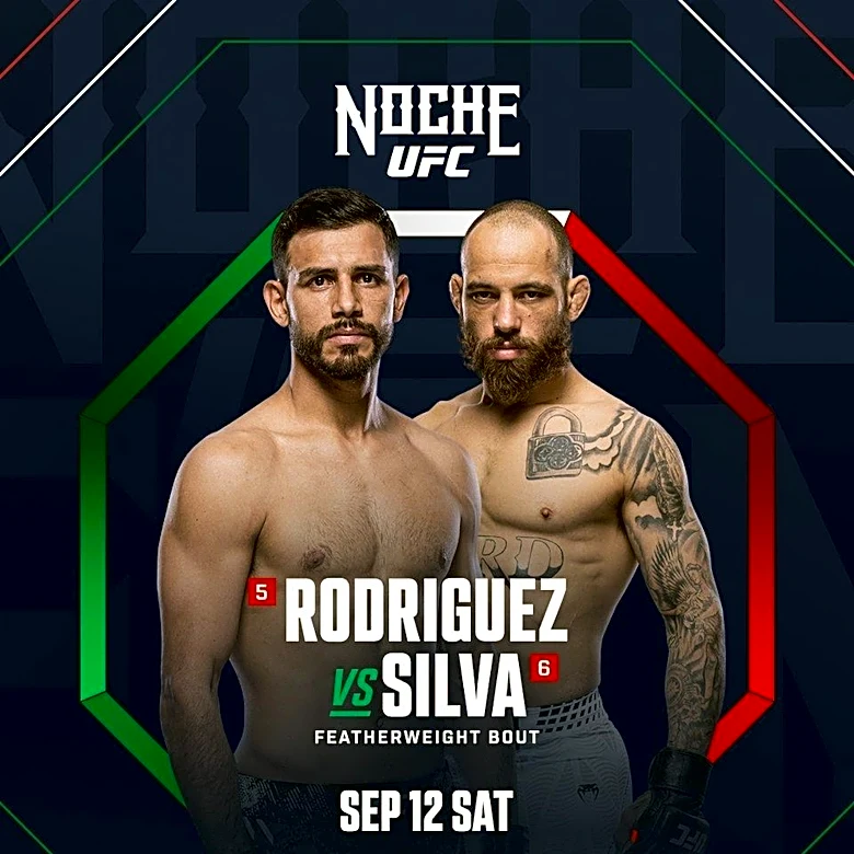 Latest Noche UFC 4 fight card, Paramount+ start time, date and location | Rodriguez vs. Silva