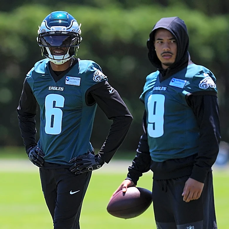 Eagles Training Camp Practice Notes: Offense out of sync as DeVonta Smith and Makai Lemon miss time