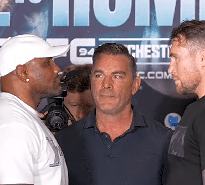 Darren Till and Yoel Romero refuse to end staredown at BKFC press conference