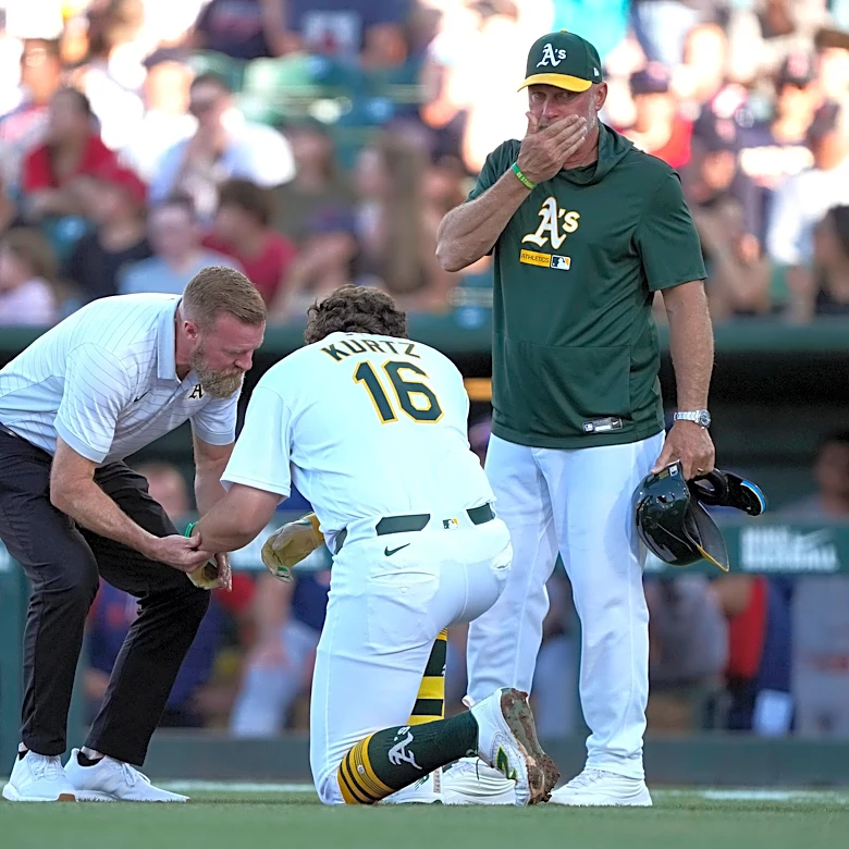A’s roster moves: Kurtz & Springs to IL, Ginn activated, Muncy recalled
