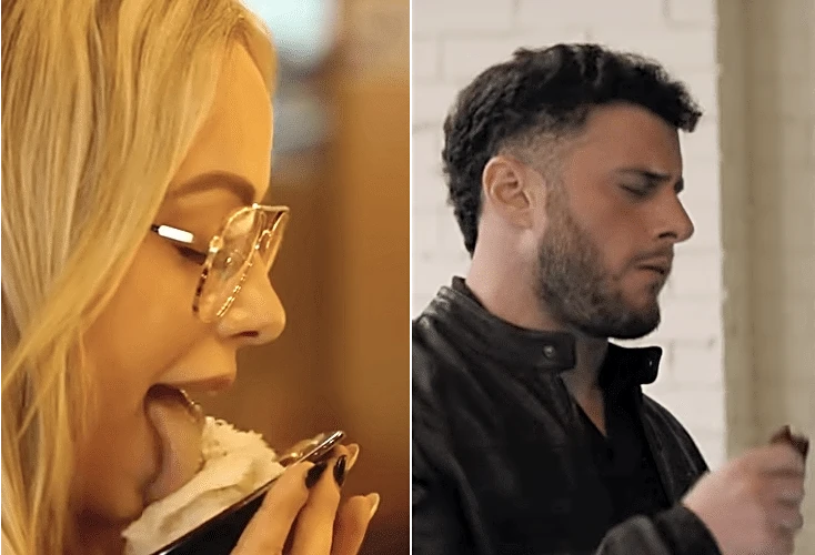 Liv Morgan and MJF do similar things in first trailers for their very different new movies