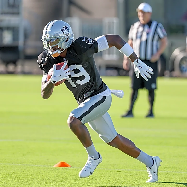 Malik Benson making strong push for role on Las Vegas Raiders’ offense during training camp