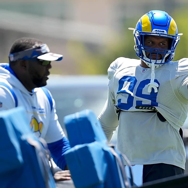 Report: Aaron Donald at Rams training camp