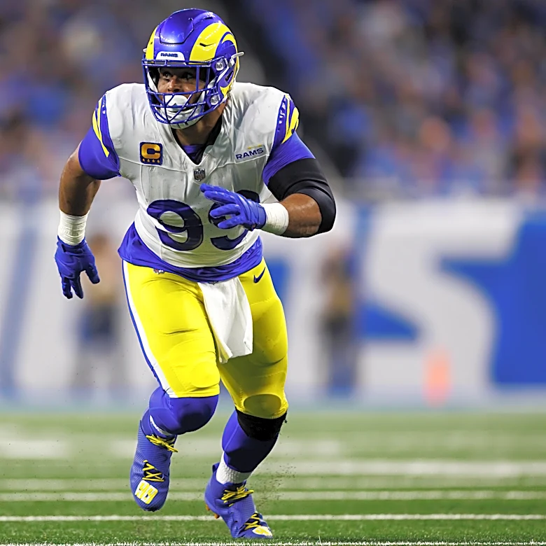 Which Ram falls off the roster if Aaron Donald returns?