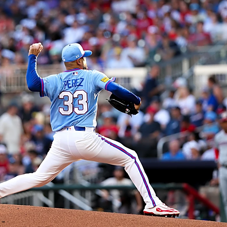 Eight in a row, sweep on the line as Martin Perez looks to extend Braves’ stellar run prevention stretch