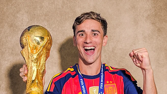 New-look Gavi returns to Barcelona training after World Cup triumph with Spain