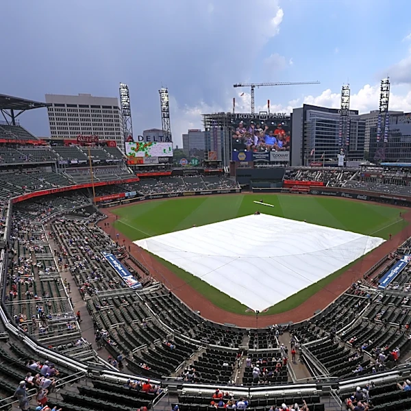 Braves vs. Marlins rain delay chat and discussion
