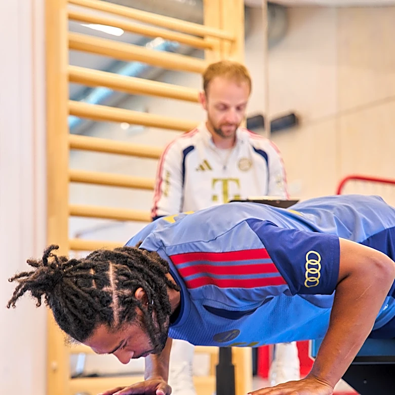 While Bayern Munich took down Aston Villa, injured players worked out at Säbener Straße