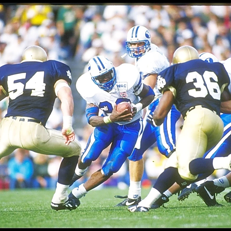 Five Old Notre Dame Football Photos for a Friday: The Irish and BYU