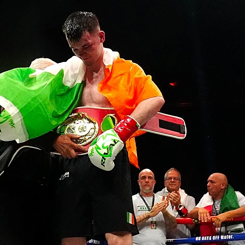 Rising Irish star McKenna wins IBF world title in Dublin