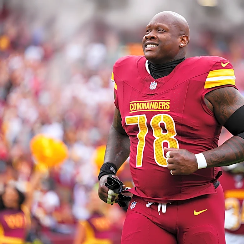 Commanders injury news: Laramey Tunsil reportedly suffers torn triceps