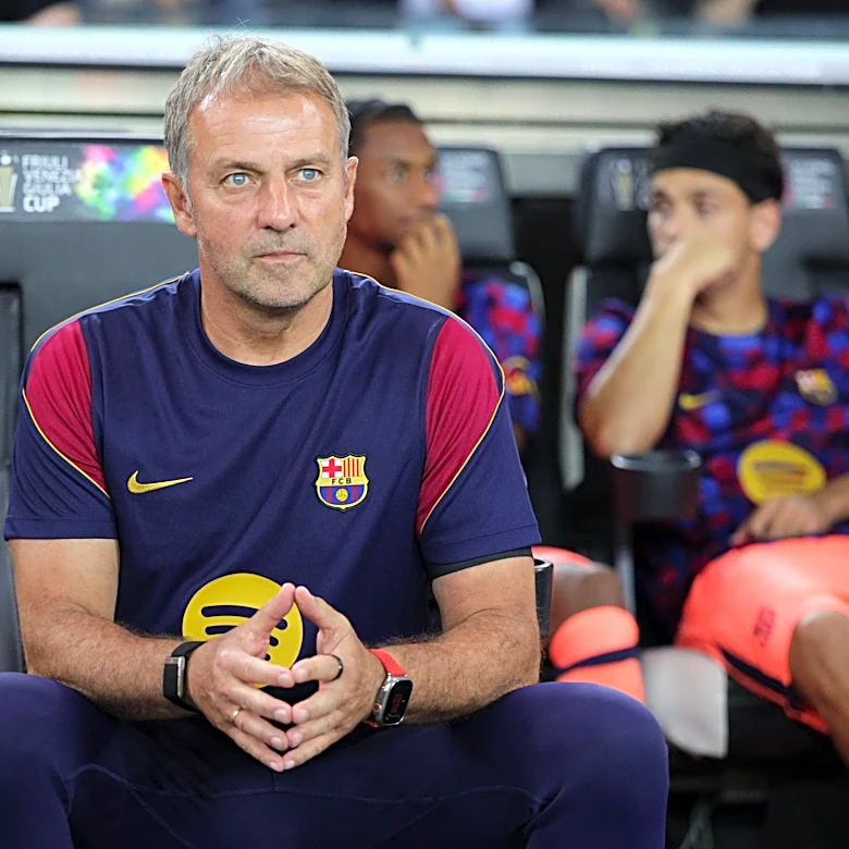 Hansi Flick is preparing Barcelona fans for a slow start to the season