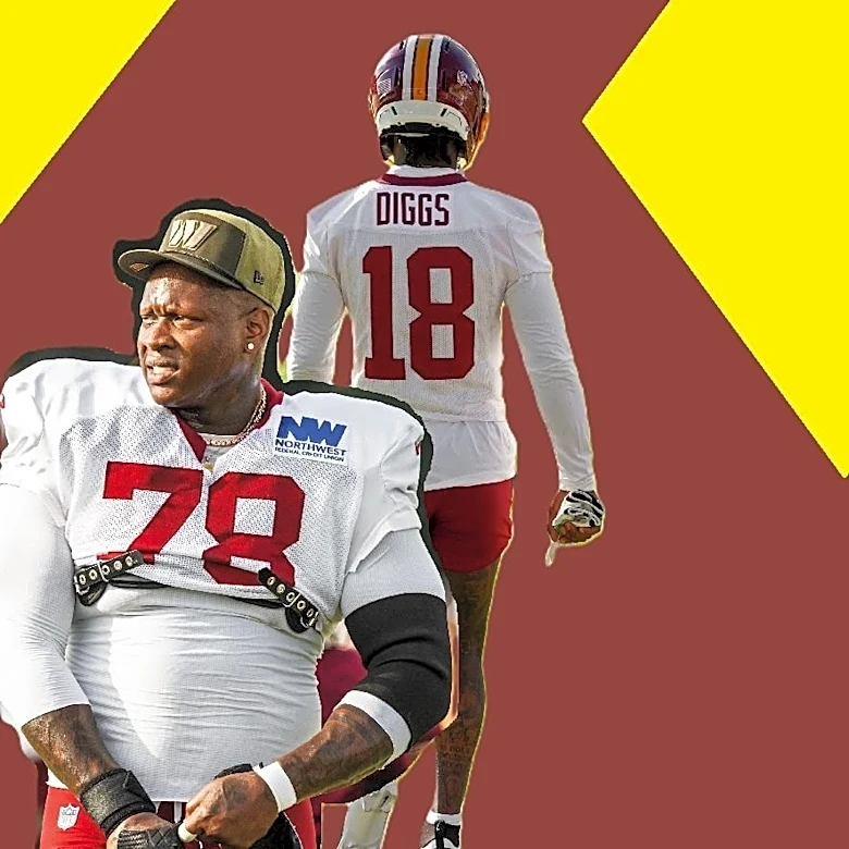 What is the net impact on Commanders of Diggs signing & Tunsil injury?