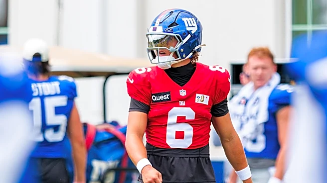 Giants training camp, 8/10, practice report: Abdul Carter, Jaxson Dart injured