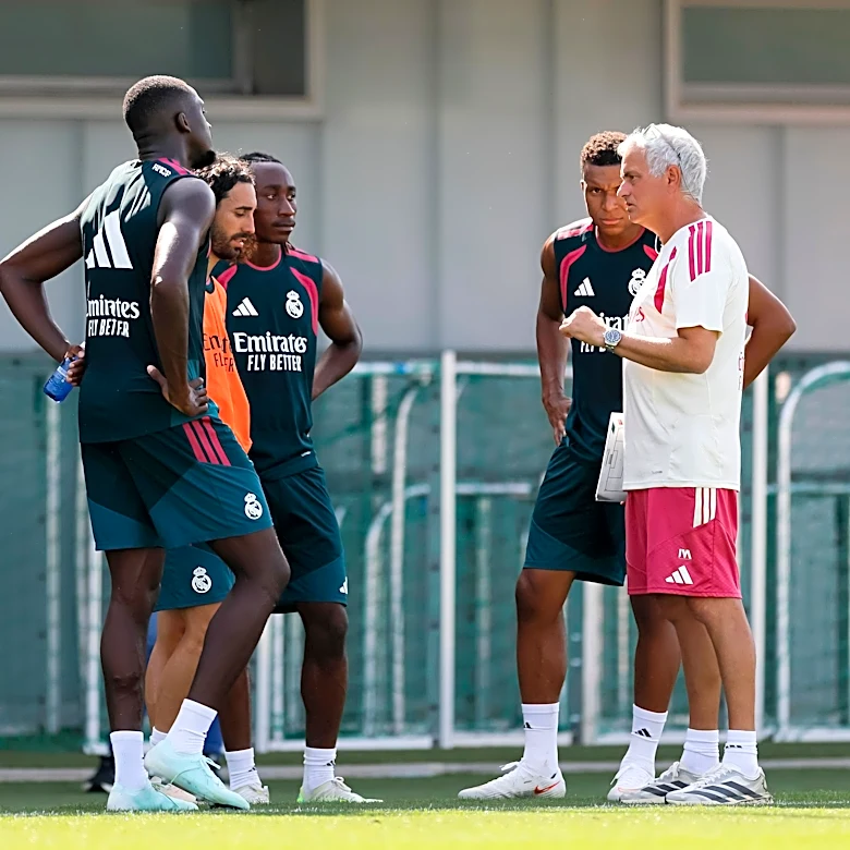 Real Madrid training: Cucurella and Konaté complete first session, Mbappé returns