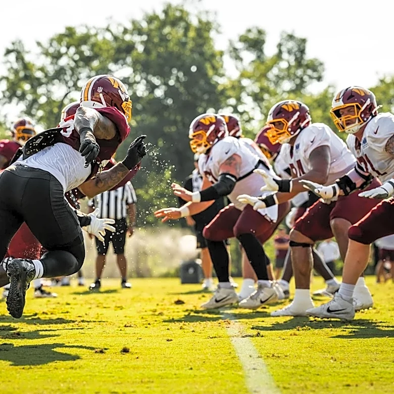 Commanders News: Offense still sharp in camp with Coleman at left tackle