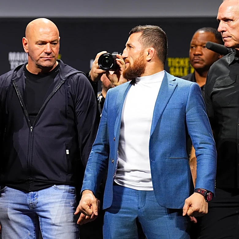 Umar Nurmagomedov reacts to Merab Dvalishvili brawling with friend at RAF event: ‘How do you live with that?’