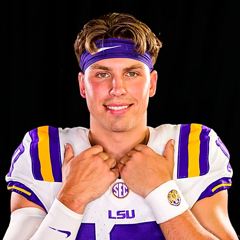 LSU QB Sam Leavitt says foot injury is no longer on his mind