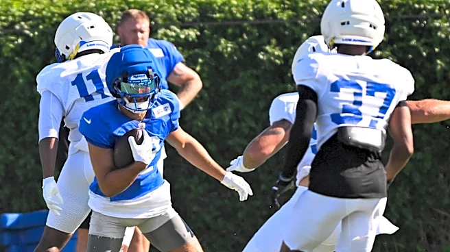 Puka Nacua left Rams-Cowboys practice with groin injury