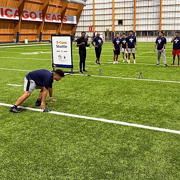 Bears Host Annual USAA Salute to Service NFL Boot Camp at Halas Hall