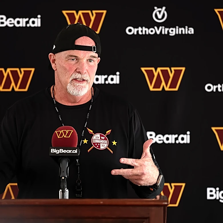 Commanders camp talk: Dan Quinn, Jayden Daniels discuss joint practice
