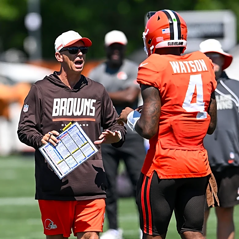Browns HC Todd Monken makes his call for QB1 against the Bears