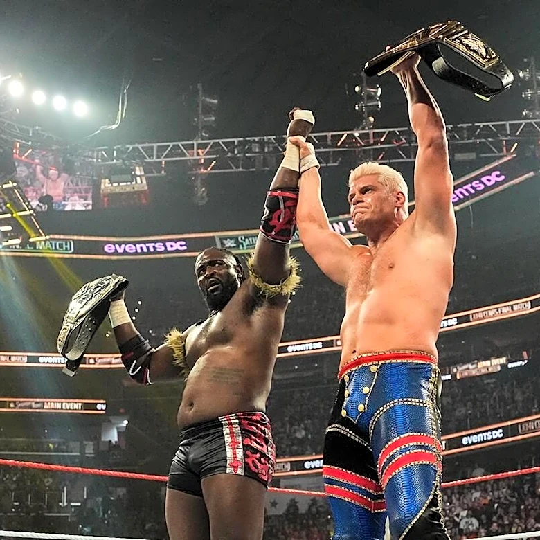 Oba Femi and Cody Rhodes are actually getting a world tag team championship match in WWE