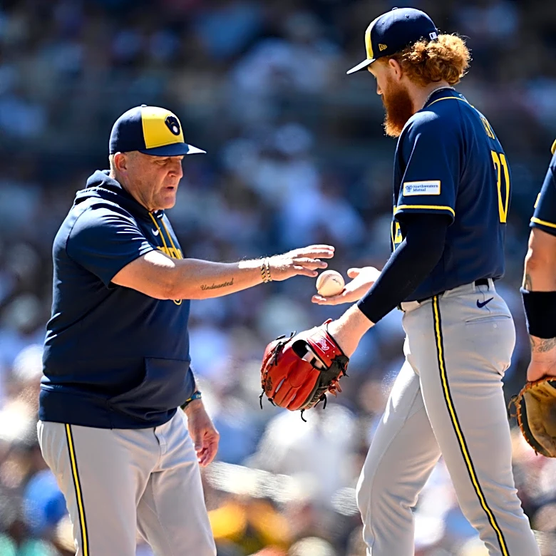 May’s flowers wilted by bullpen in Brewers 4-3 loss