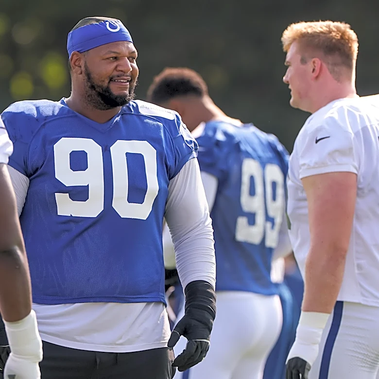 Colts’ Grover Stewart called ‘maybe best player on the field’ during Tuesday’s Pats joint practice