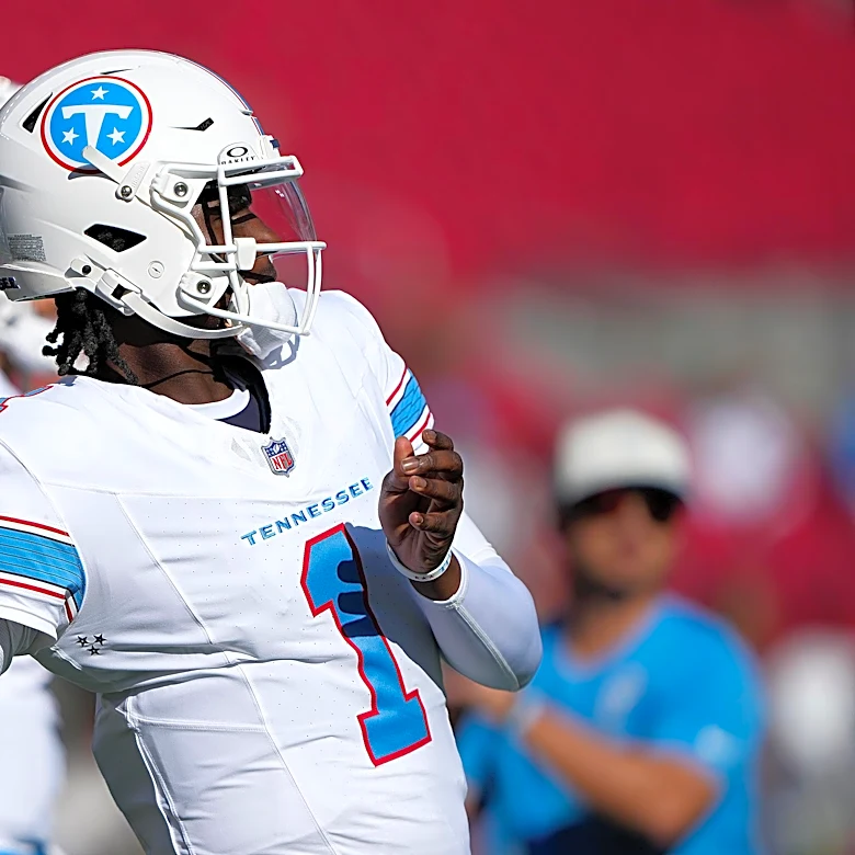 Cam Ward struggles in Titans preseason opener