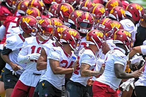 Washington Commanders 91-man 2026 preseason Game 1 roster/depth chart