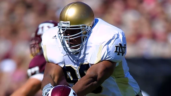 Five Old Notre Dame Photos for a Friday: Defensive Line Grace
