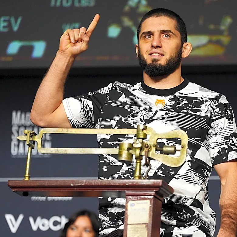UFC 330 weigh-in video: Makhachev vs. Machado Garry