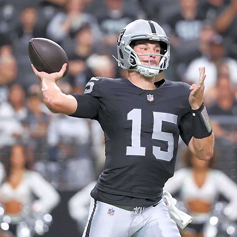 Fernando Mendoza passes 1st test in Las Vegas Raiders’ preseason game against Arizona Cardinals