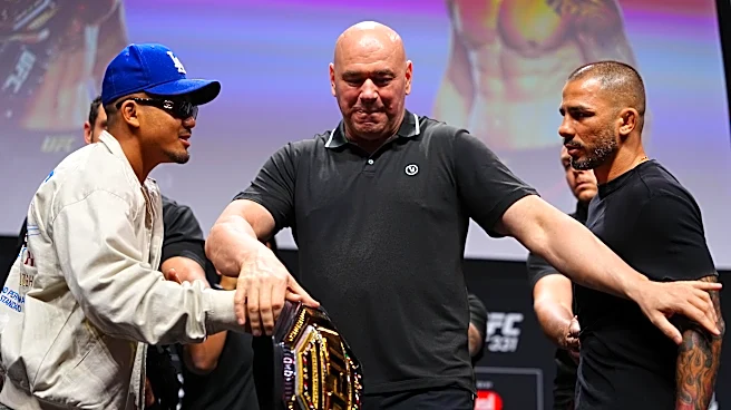 Video! Alexandre Pantoja restrained by Dana White during heated UFC 331 press conference, shares fiery staredown with champion Joshua Van
