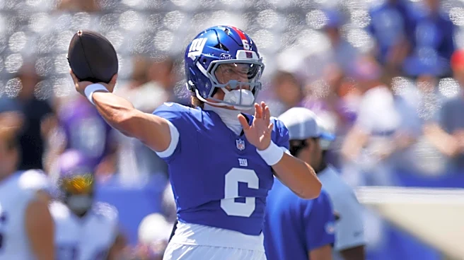 Giants’ QB Jaxson Dart passes concussion test, throws touchdown pass vs. Vikings