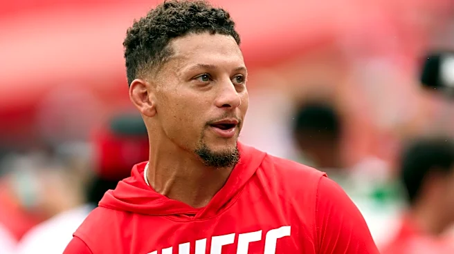 Patrick Mahomes was on the field throwing before Saturday’s game