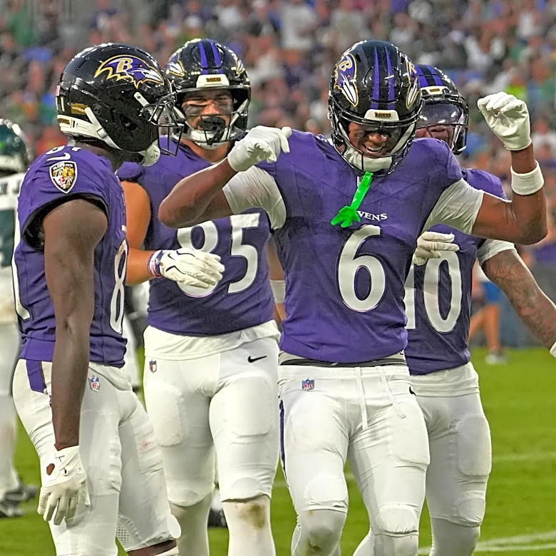 Ravens’ rookie pass-catchers dazzle in preseason win over Eagles