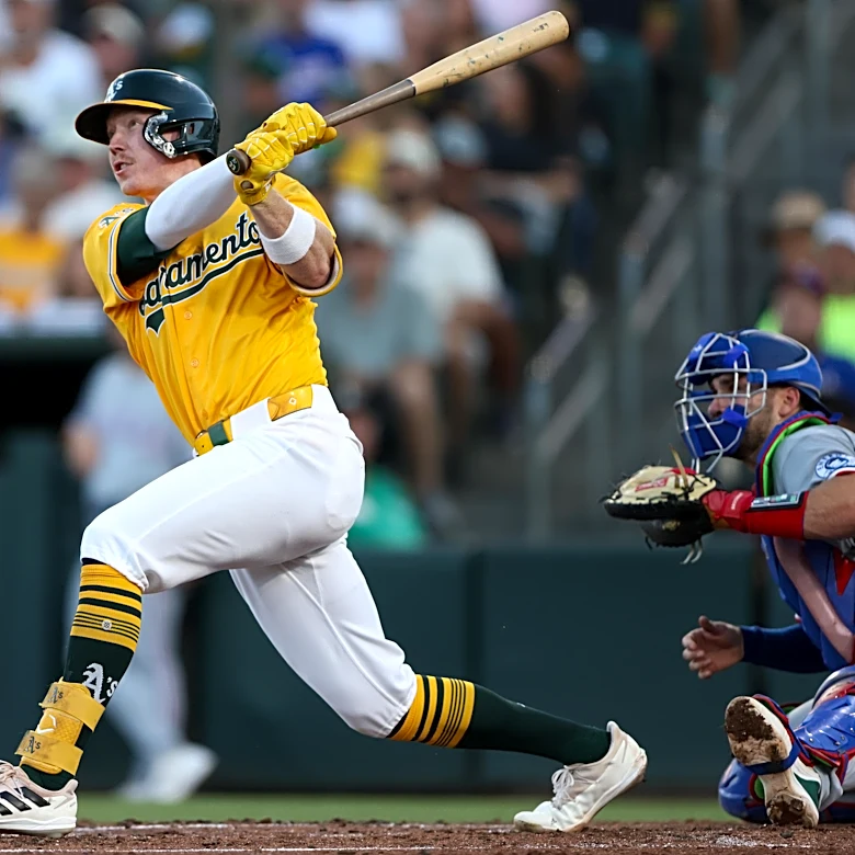 Late Blast Lifts Rangers Over Athletics