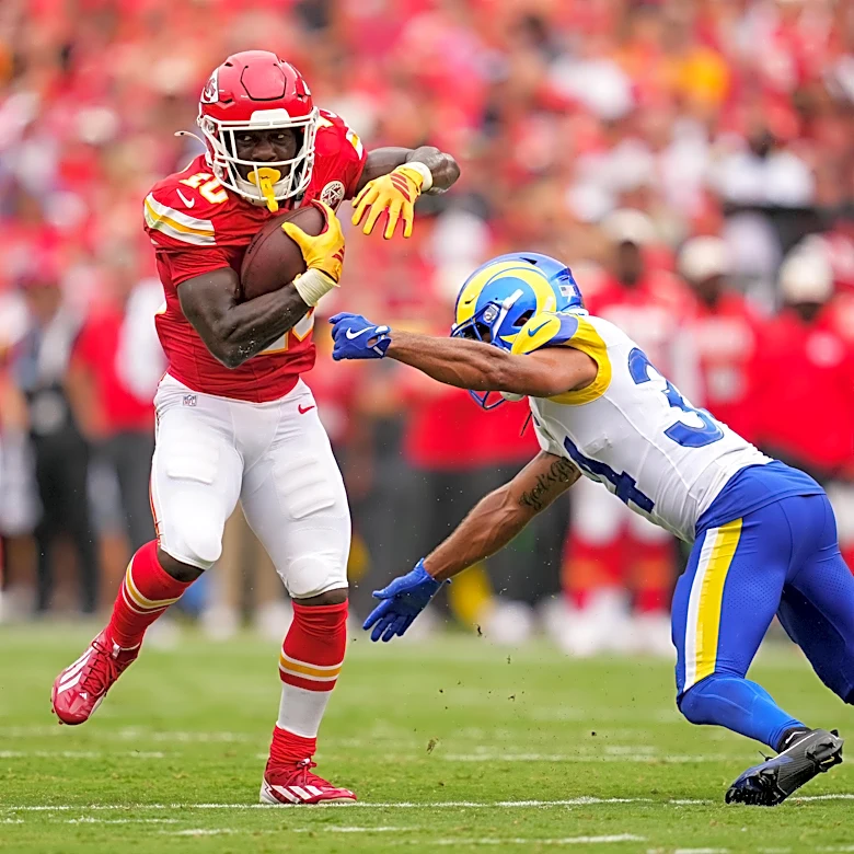 Chiefs rookie back Emmett Johnson ‘ran hard and aggressive’