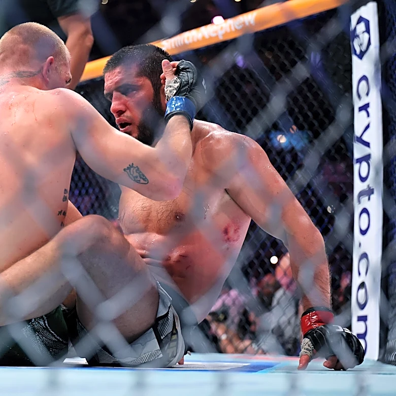Islam Makhachev respects Ian Machado Garry but all the hugs were too much at UFC 330: ‘This is a fight. This is not a game’