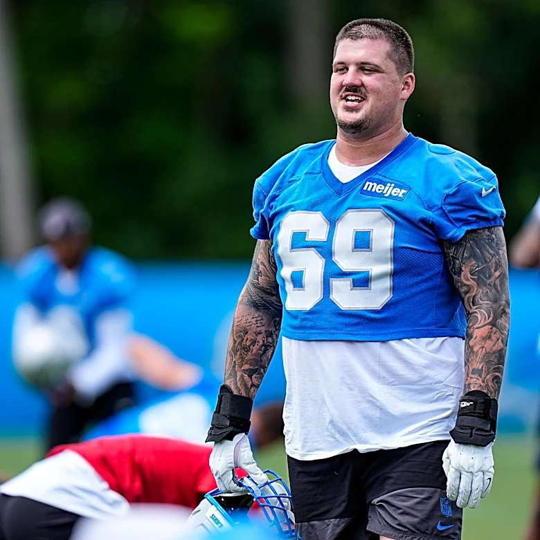 Detroit Lions 2026 training camp observations, Day 13: Tate Ratledge gets work at center