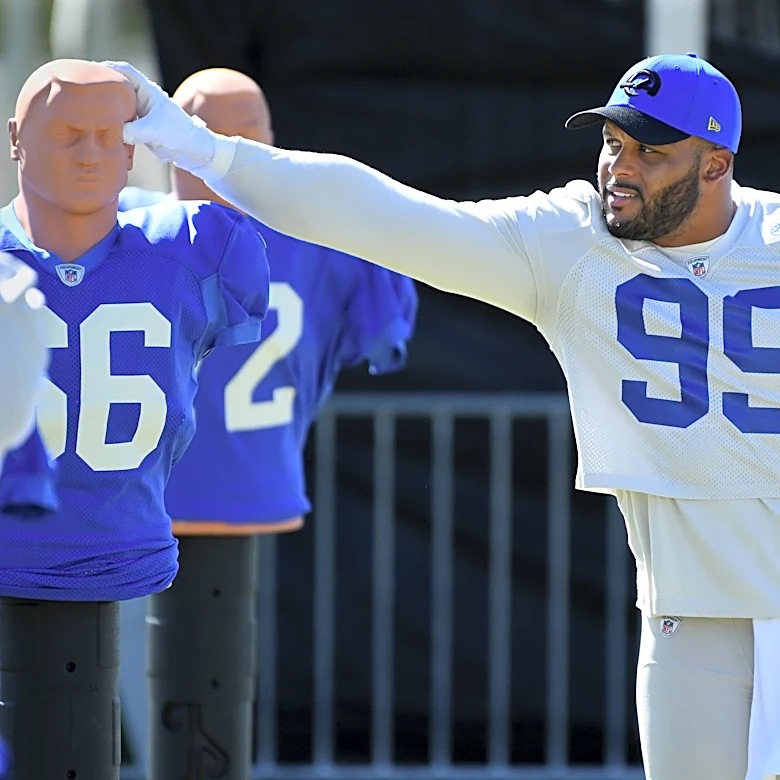 Aaron Donald completes 2nd official workout