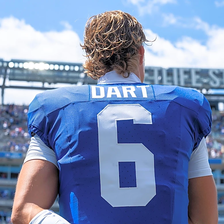 NY Giants coach John Harbaugh puzzled by big hit Jaxson Dart took vs. Vikings